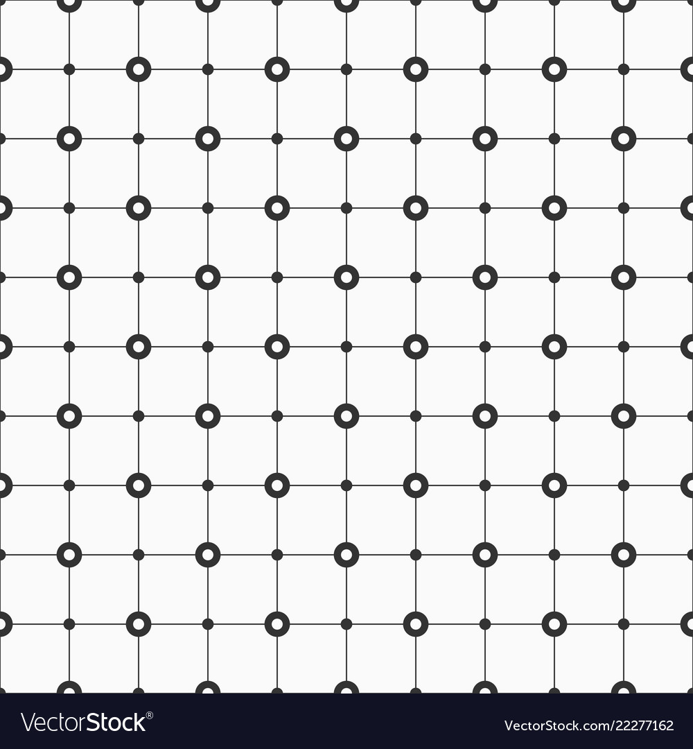 Abstract simple pattern with circles monochrome vector image Abstract simple pattern with circles monochrome
