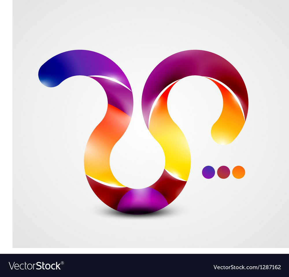 Abstract Swirl Shape