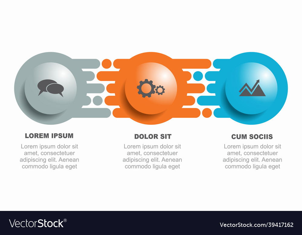 Infographic design template with place for your vector image Infographic design template with place for your