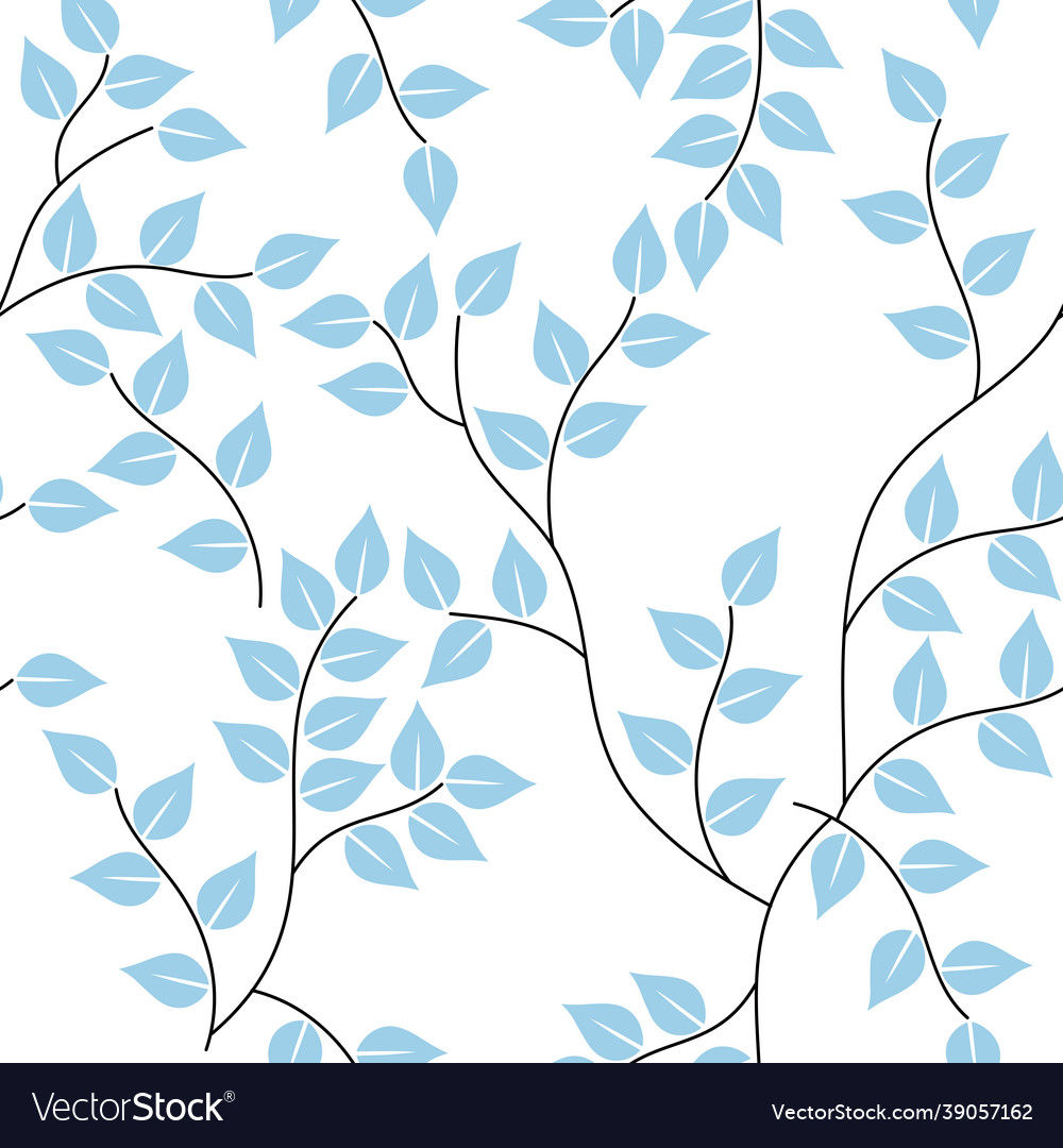 Leaves seamless pattern background