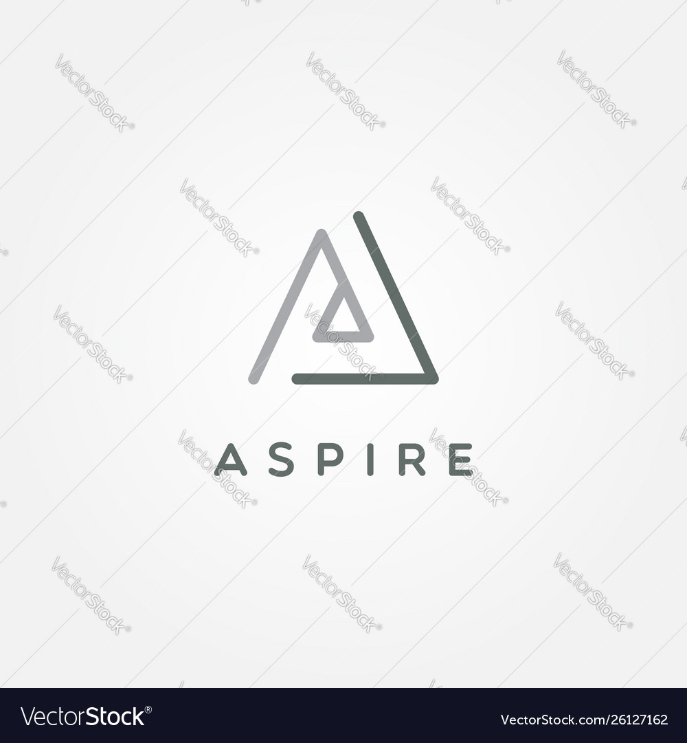 Simple logo type a logo sign symbol iconprint