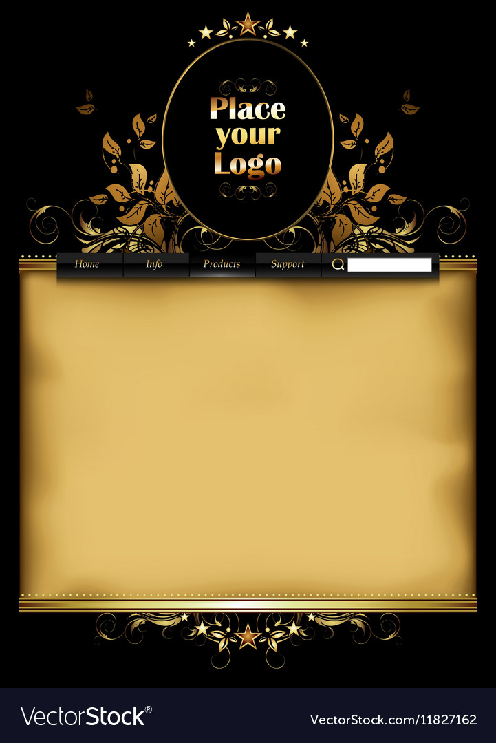 Web site template