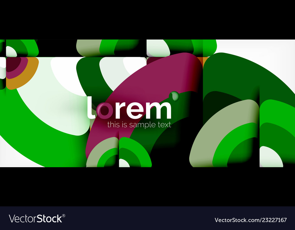 Circles and triangles design abstract background Vector Image Circles and triangles design abstract background