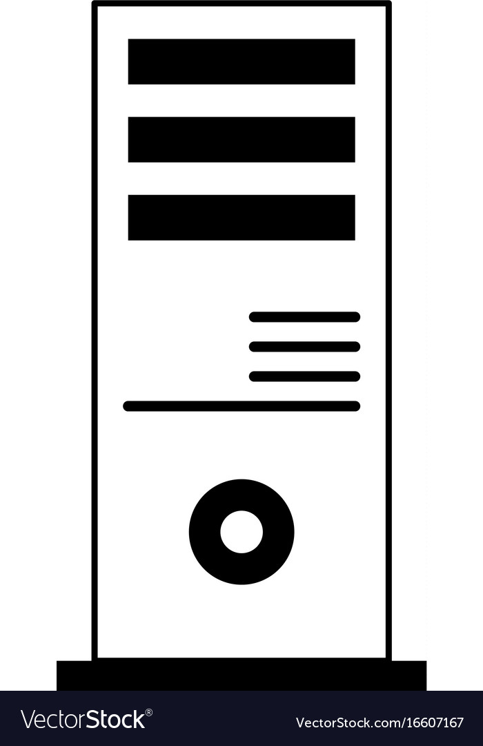 Cpu tower icon image
