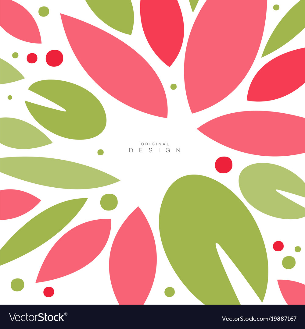 Leaves seamless pattern original design