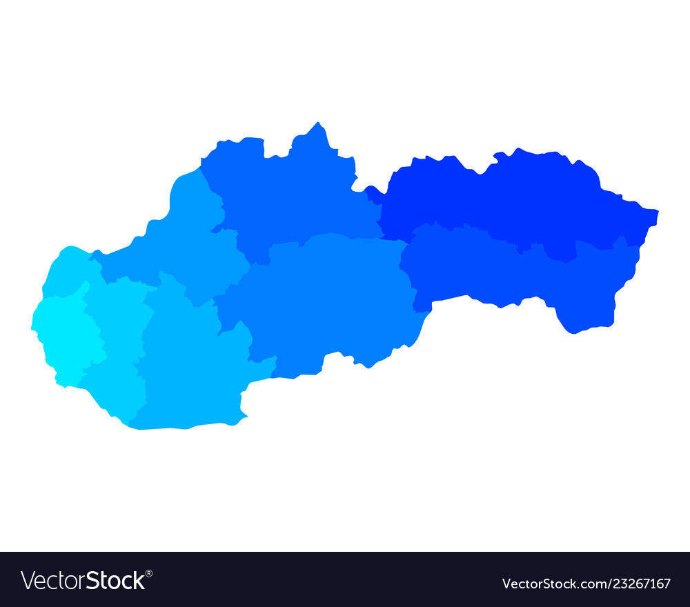 Map of slovakia