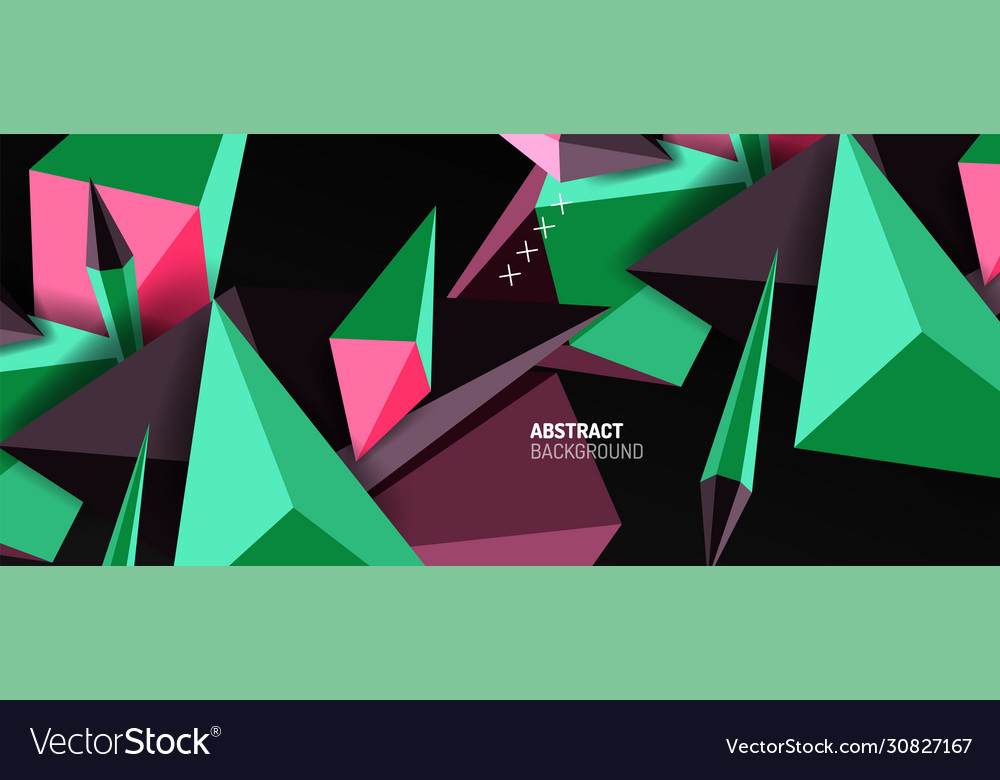 Trendy simple triangle abstract background