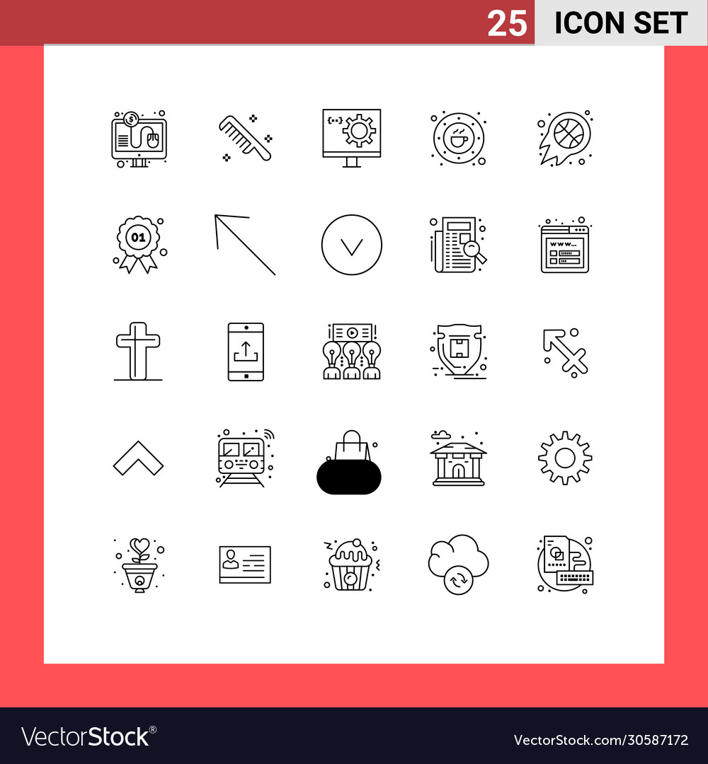 25 universal lines set for web and mobile