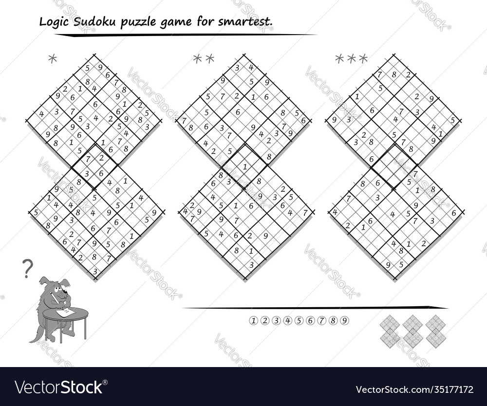 3-Level Diagonal Sudoku Puzzles