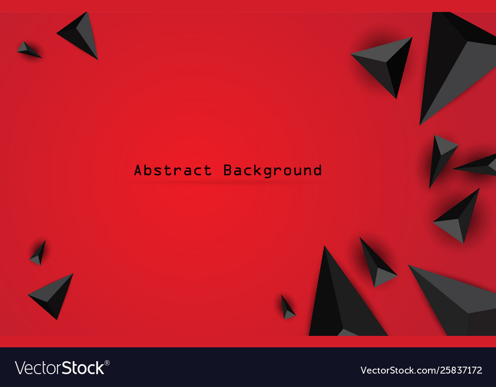 Abstract background with black triangles