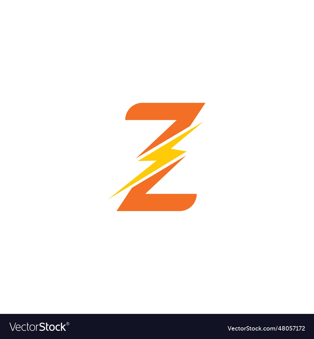 Abstract letter z logo Royalty Free Vector Image