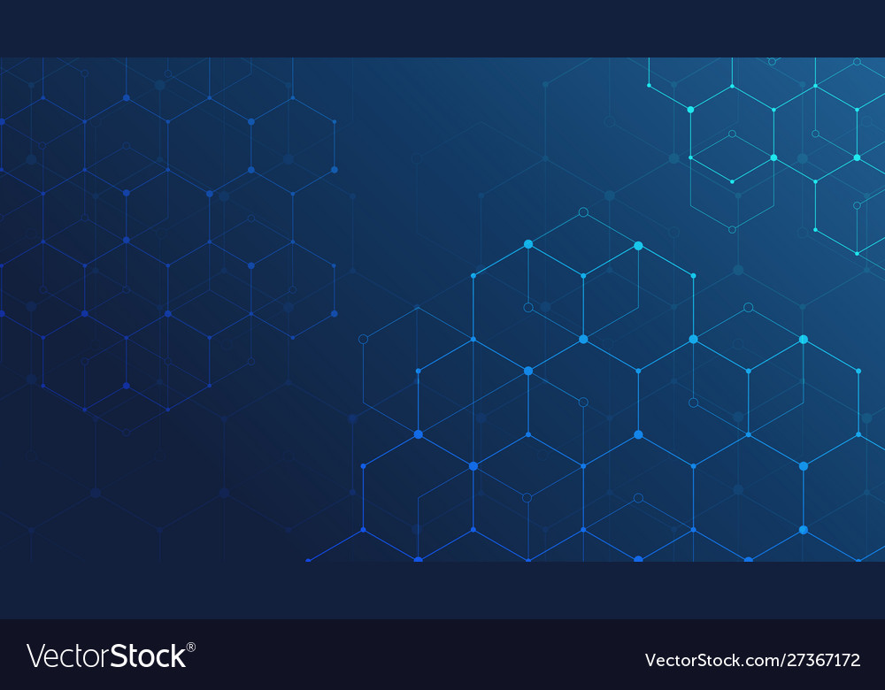 Abstract lines and dots connect background vector image Abstract lines and dots connect background