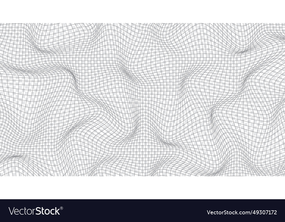 Abstract wavy 3d mesh geometric dynamic wave