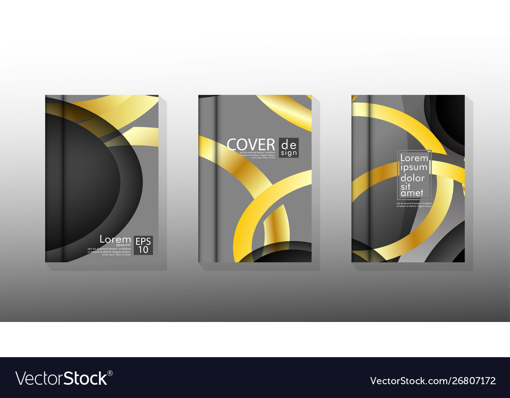 Collection book cover backgrounds eps 10 design