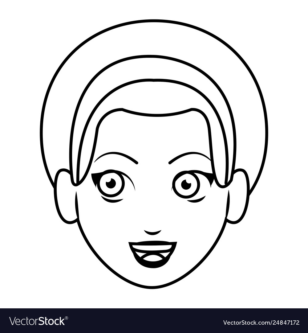 Man face cartoon Royalty Free Vector Image - VectorStock