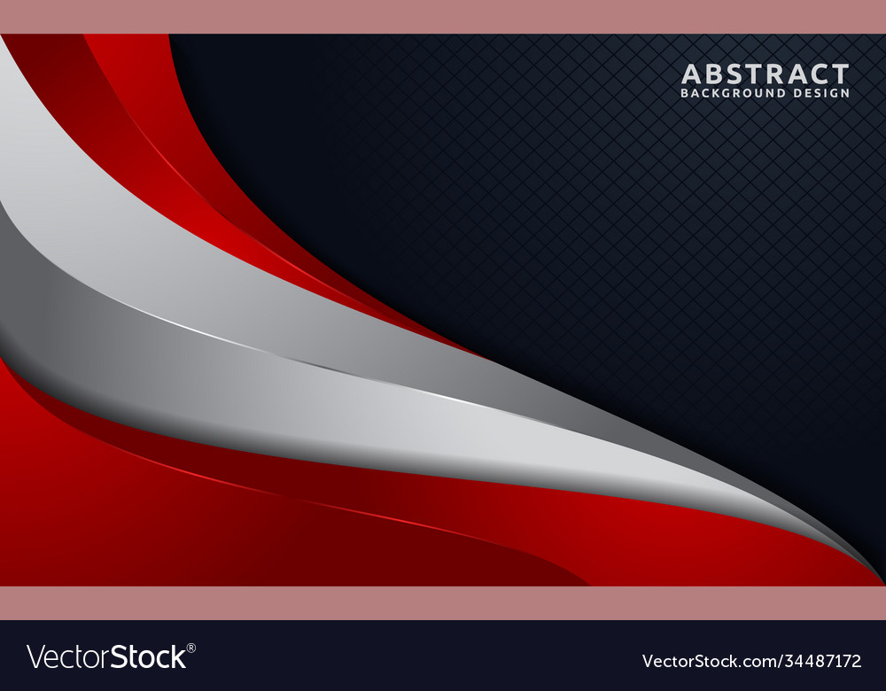 Modern dark background combine with 3d overlap
