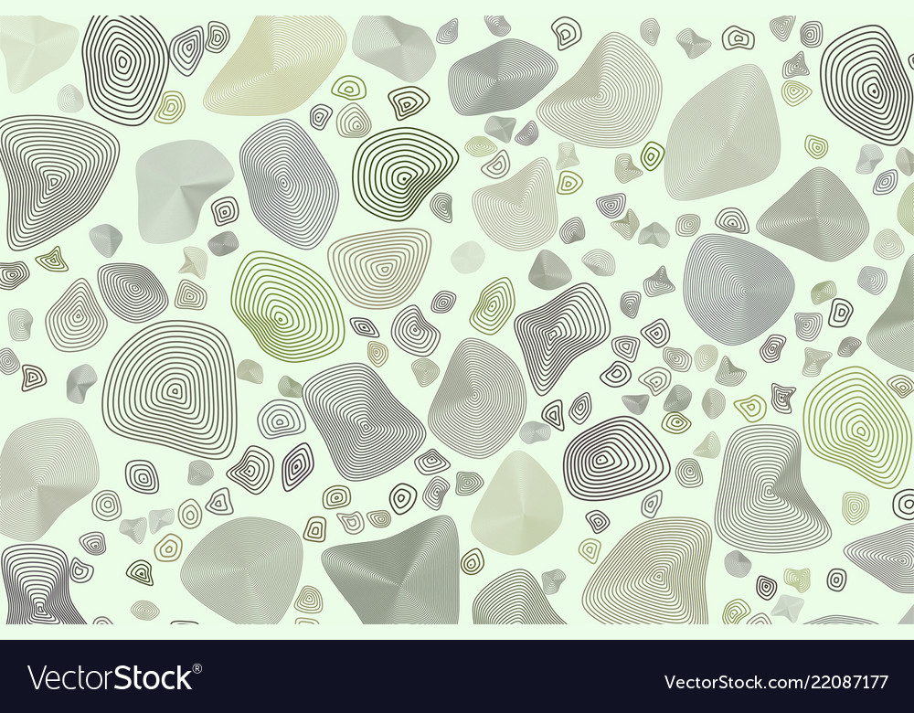 Abstract geometric background with rounded shapes
