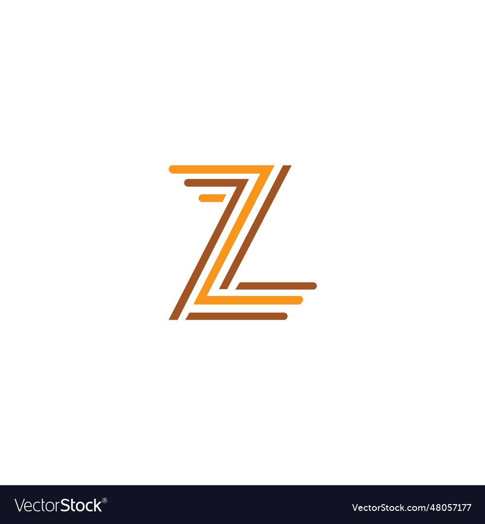 Abstract letter z logo Royalty Free Vector Image