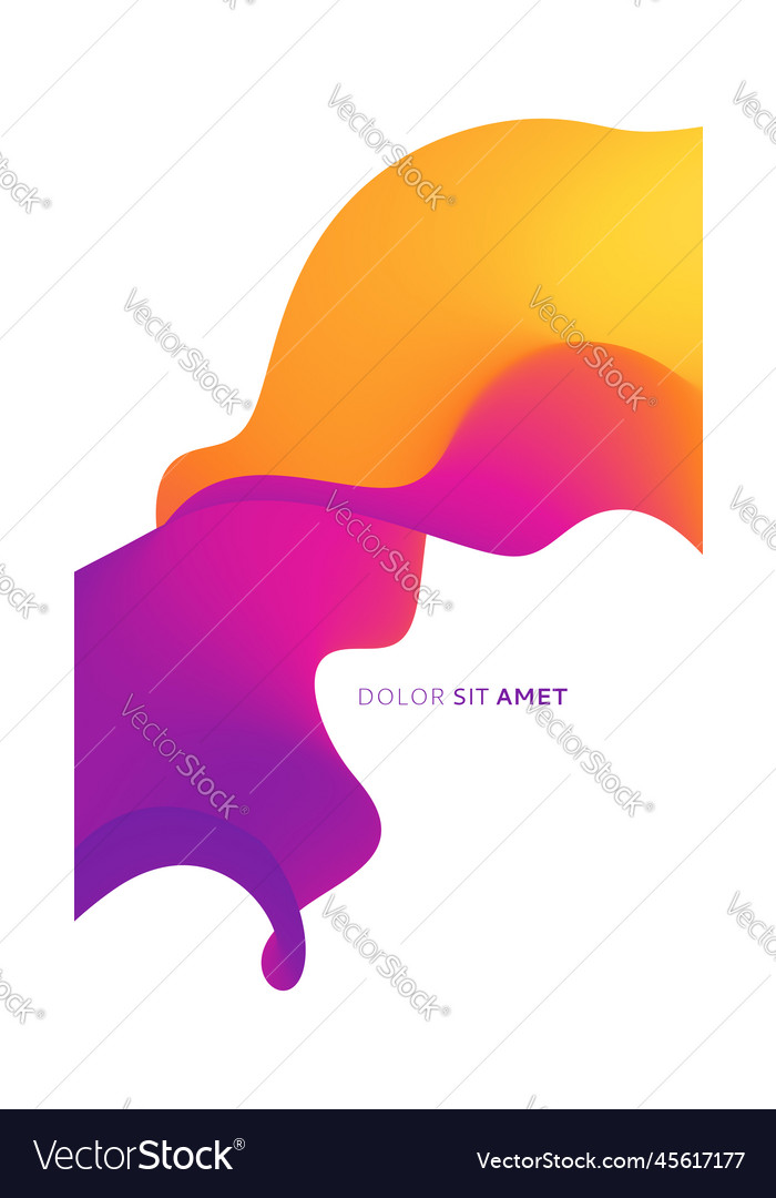 Abstract Wavy Gradient Background