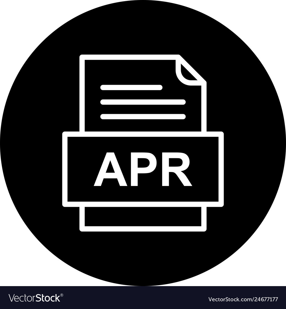 Apr file document icon