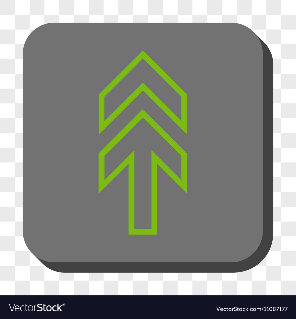 Direction up rounded square button