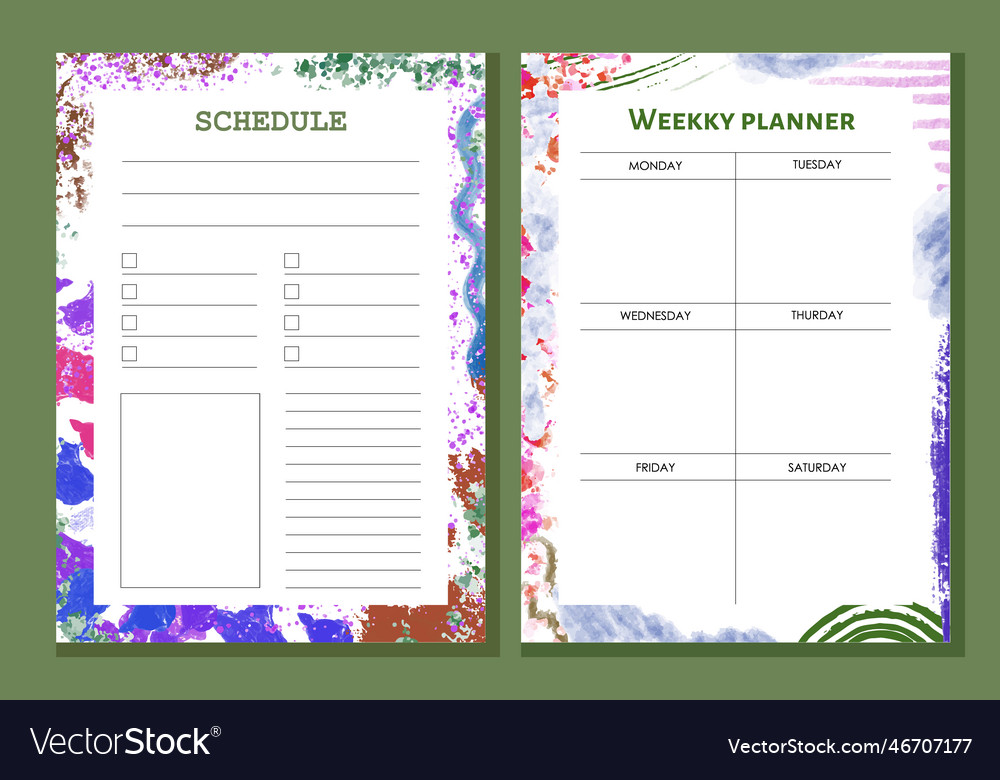 Event planner template