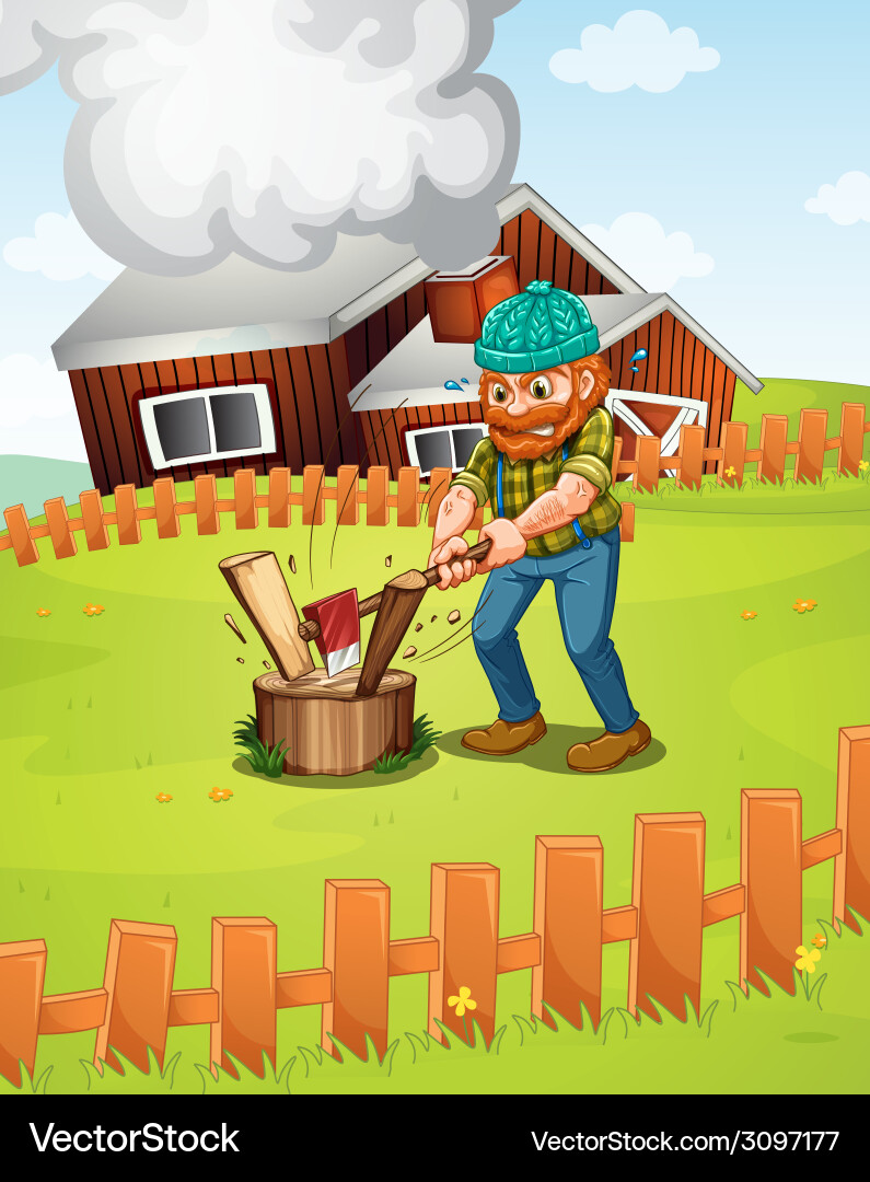 Lumberjack Royalty Free Vector Image - VectorStock