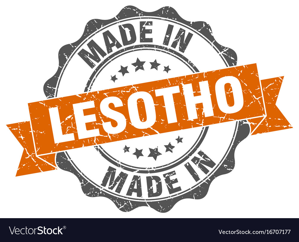 Made in lesotho round seal