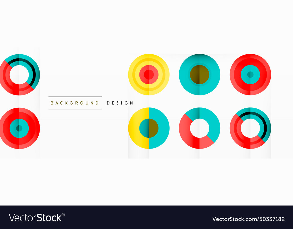 Abstract background with circle symmetric grid vector image Abstract background with circle symmetric grid