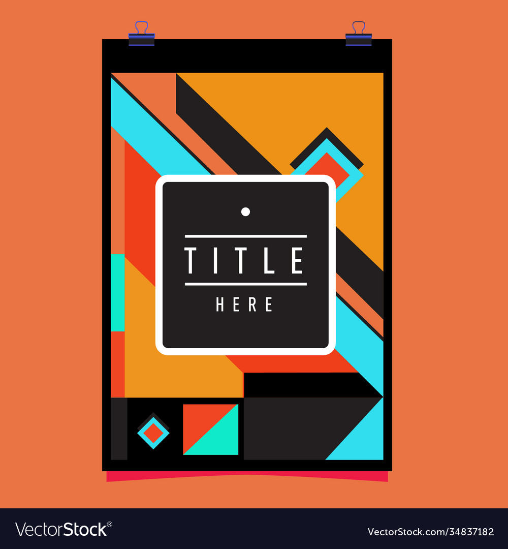 Abstract colorful geometric pattern background Vector Image Abstract colorful geometric pattern background