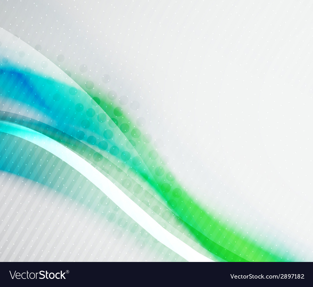 Blue green blur color wave Royalty Free Vector Image