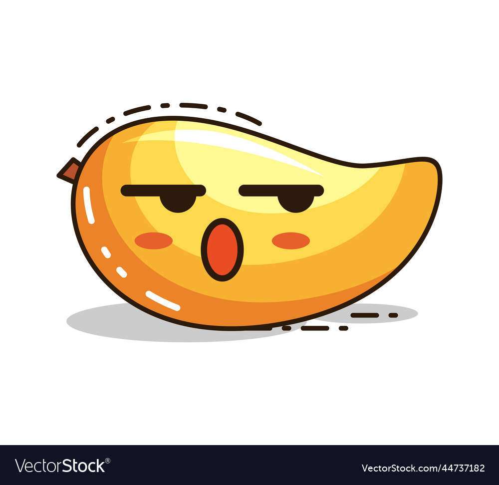 Emoji mango wow badmood