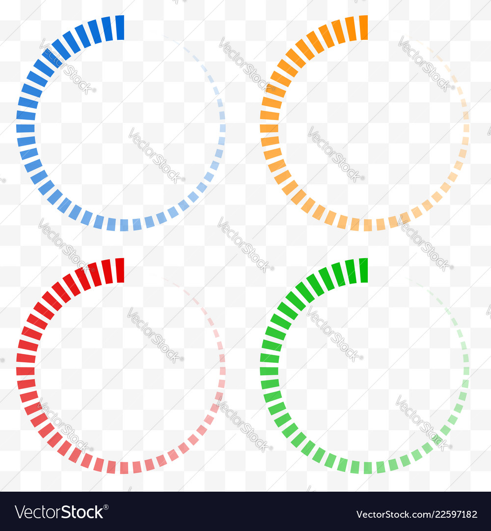 Preloader buffer shapes symbols fading Vector Image Preloader buffer shapes symbols fading