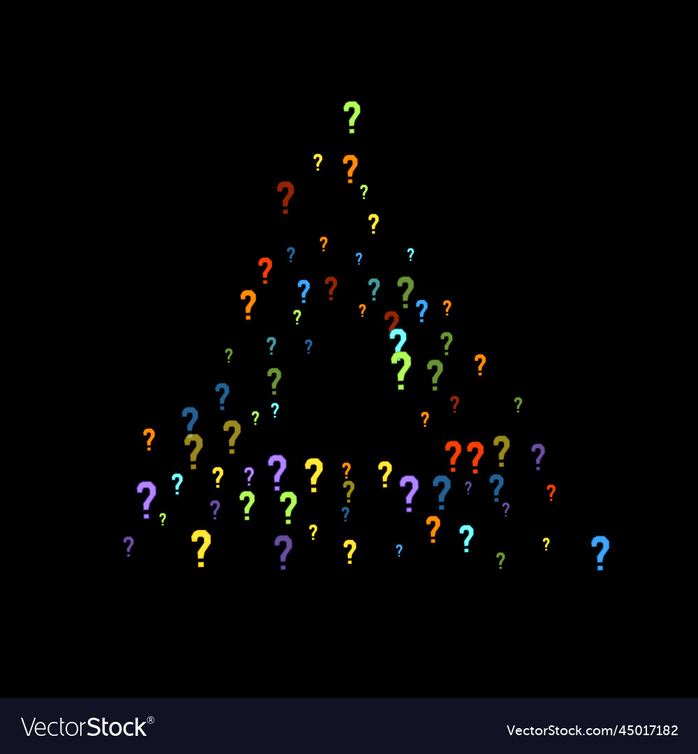 Question marks quiz doubt poll query public vector image Question marks quiz doubt poll query public
