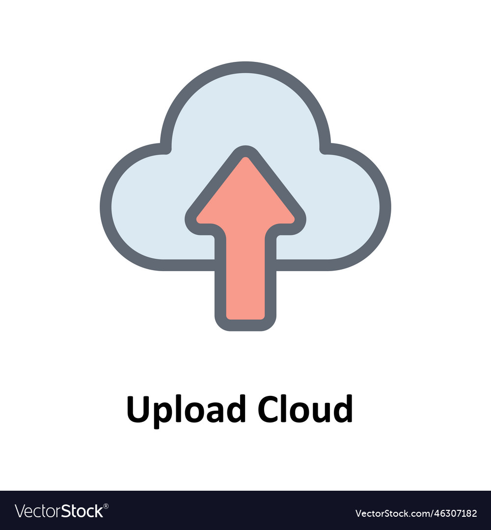 Upload cloud solid icons simple stock i