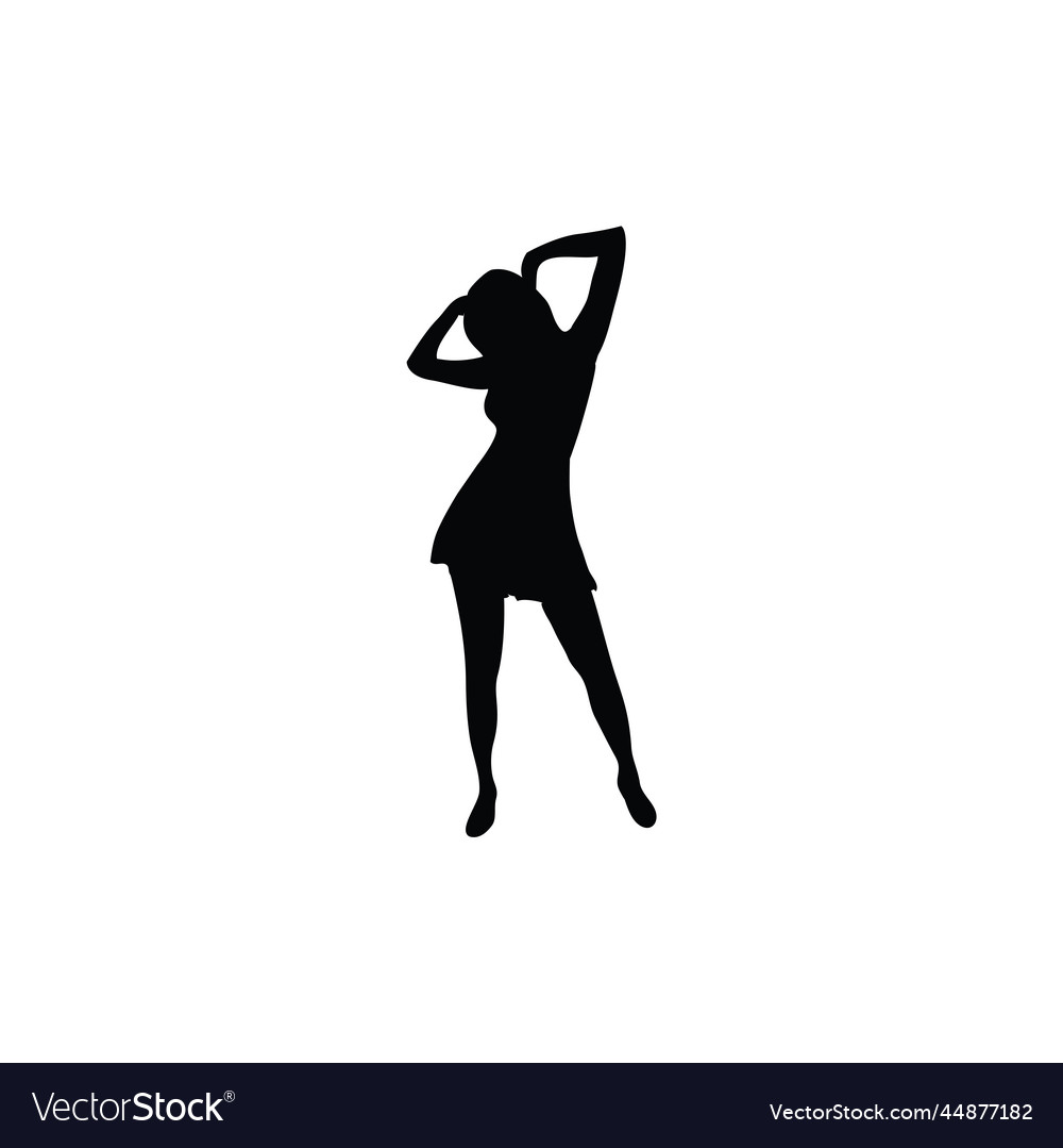 Woman model icon fashion model icon Royalty Free Vector