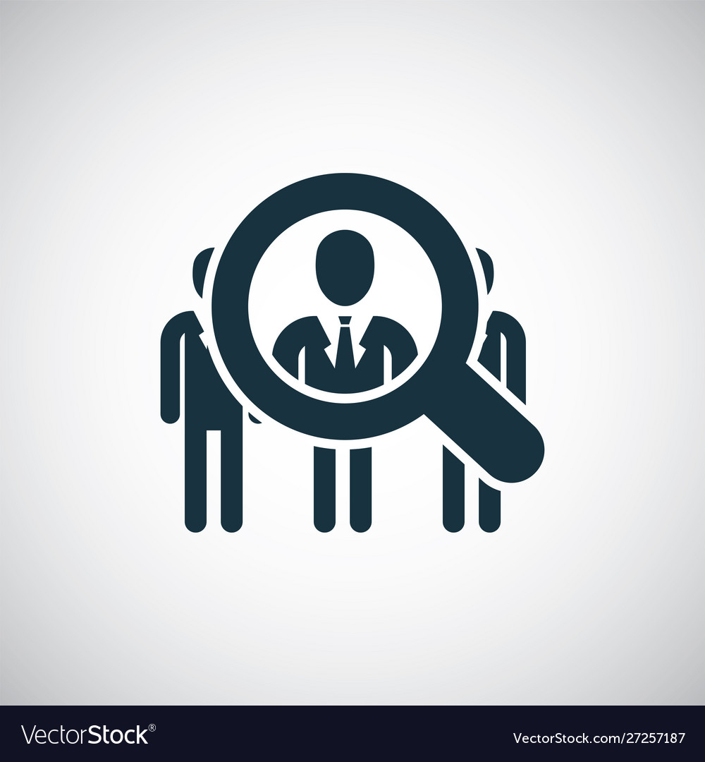 Career search icon for web and ui on white