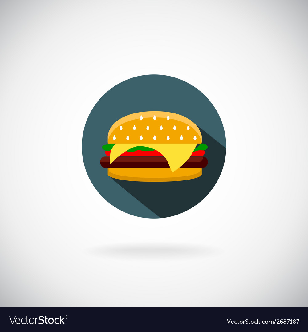 Cheeseburger Royalty Free Vector Image Vectorstock Cheeseburger Royalty Free Vector Image Vectorstock