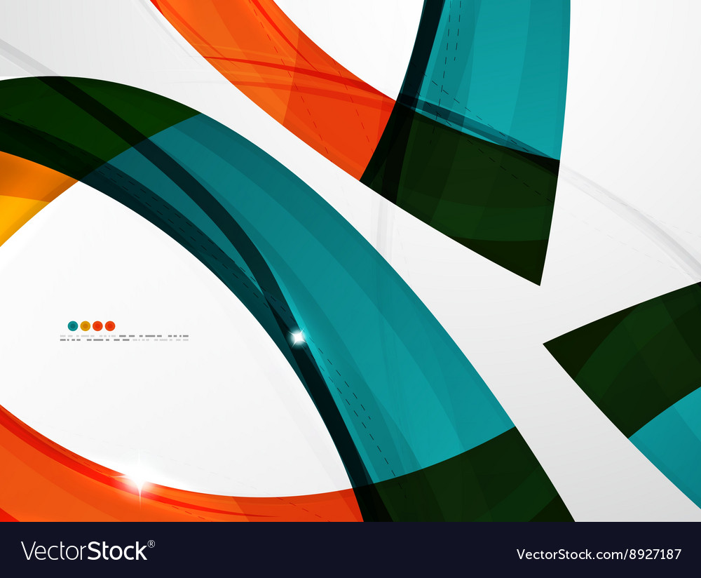 Leaf shape wave abstract background