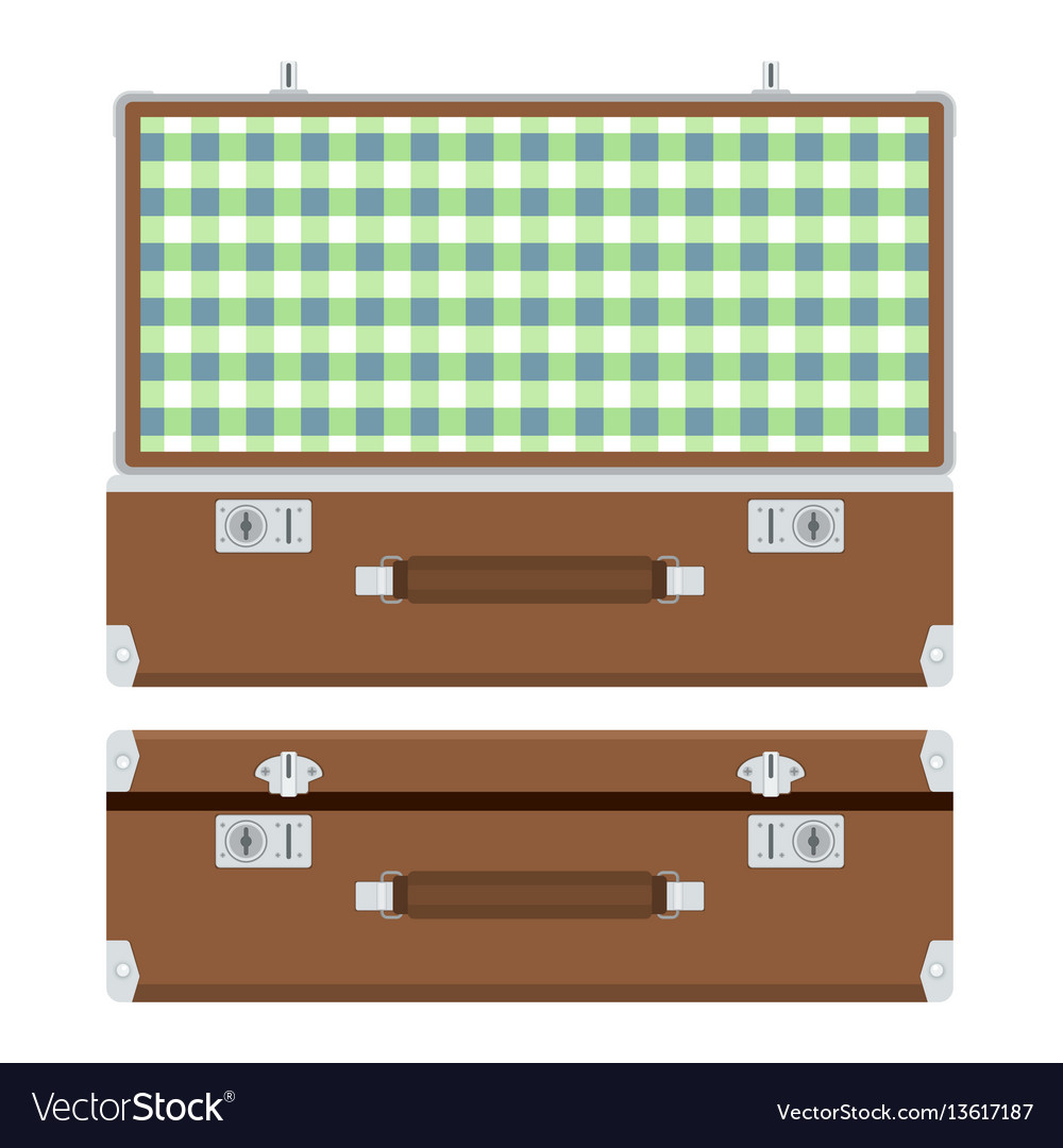 Retro suitcase for travel