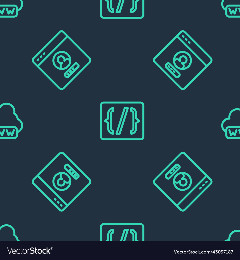 Zeilenprogrammiersprache Syntax erstellen vector image Zeilenprogrammiersprache Syntax erstellen