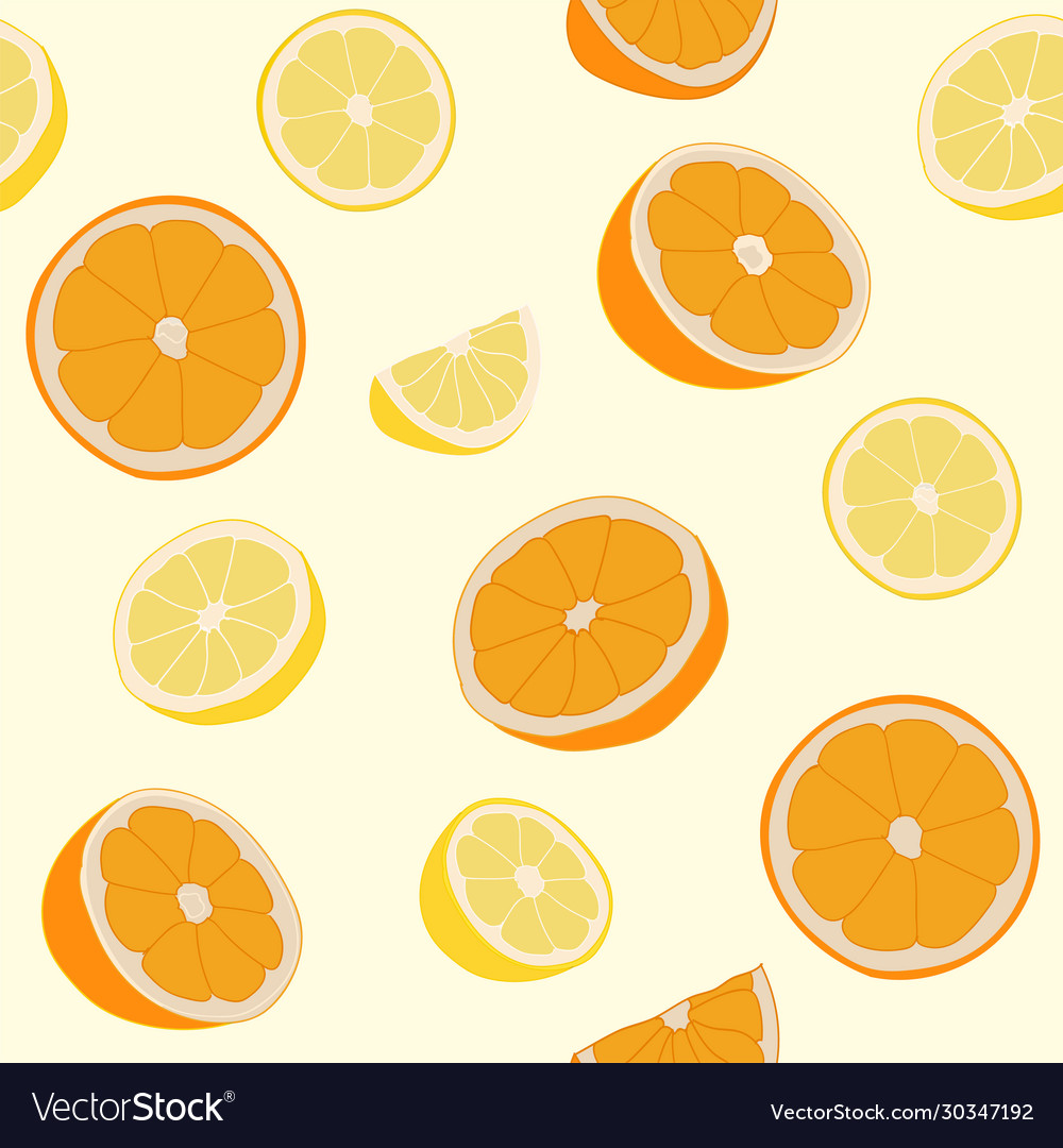 19 seamless repeating pattern oranges
