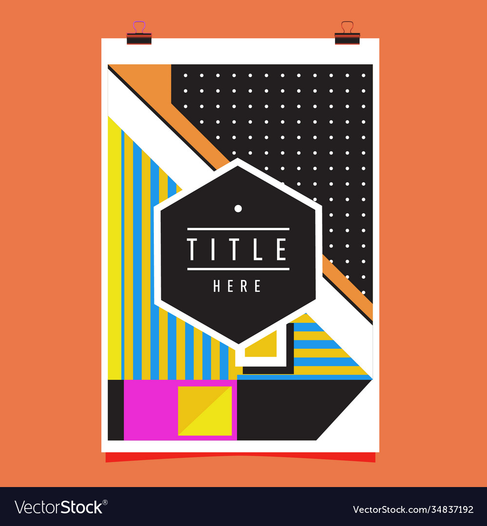 Abstract colorful geometric pattern background Vector Image Abstract colorful geometric pattern background