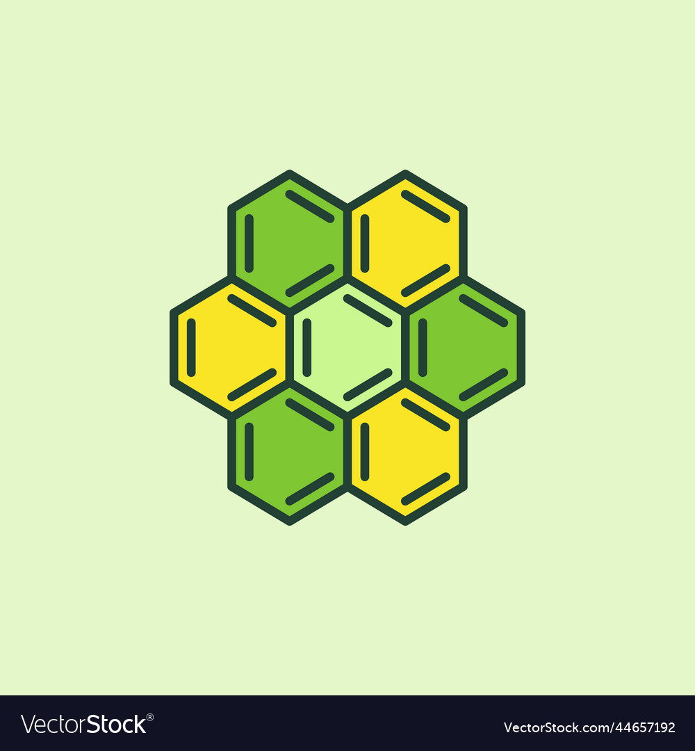 Chemical Hexagon Molecular Structure Royalty Free Vector