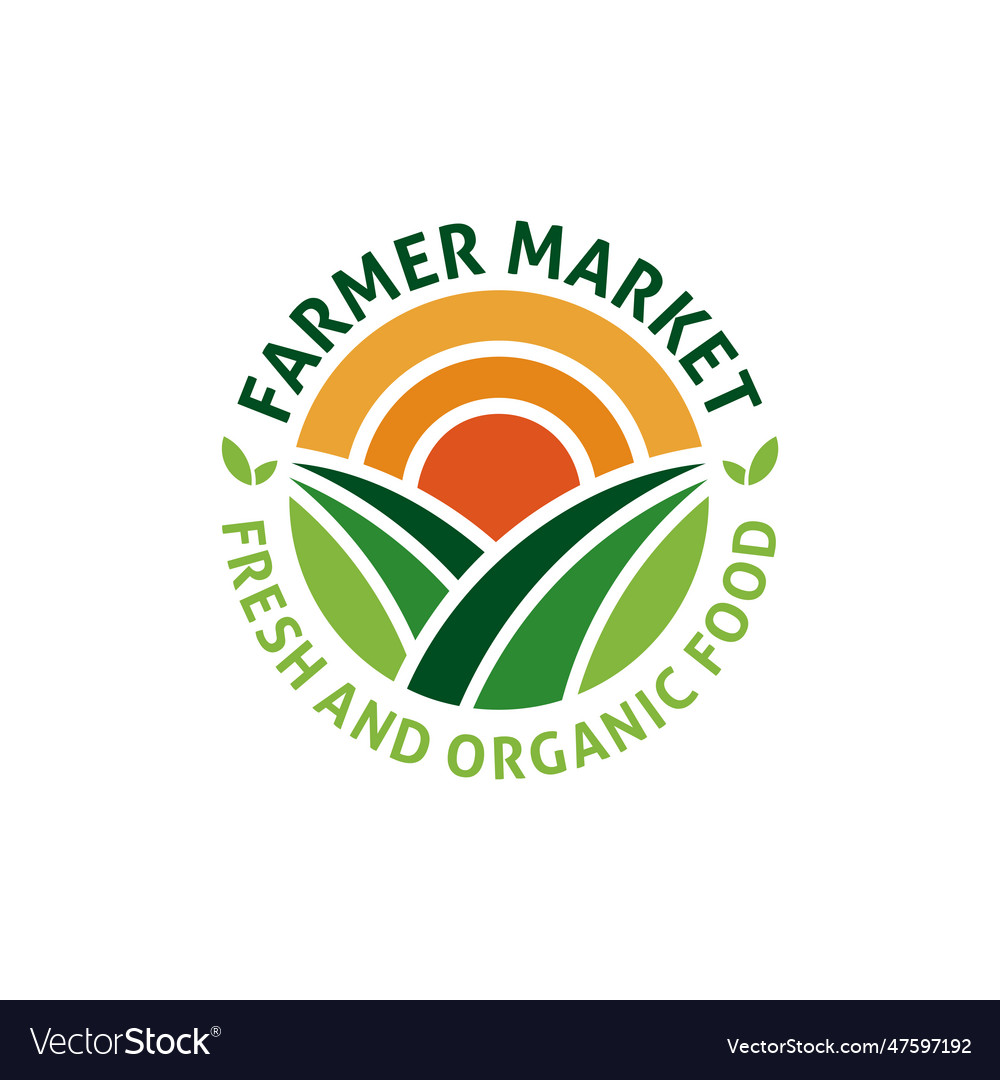 Farmer Market Badge Logo