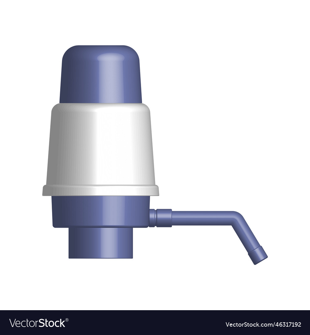 Handpumpe für Wasser Frontansicht 3d