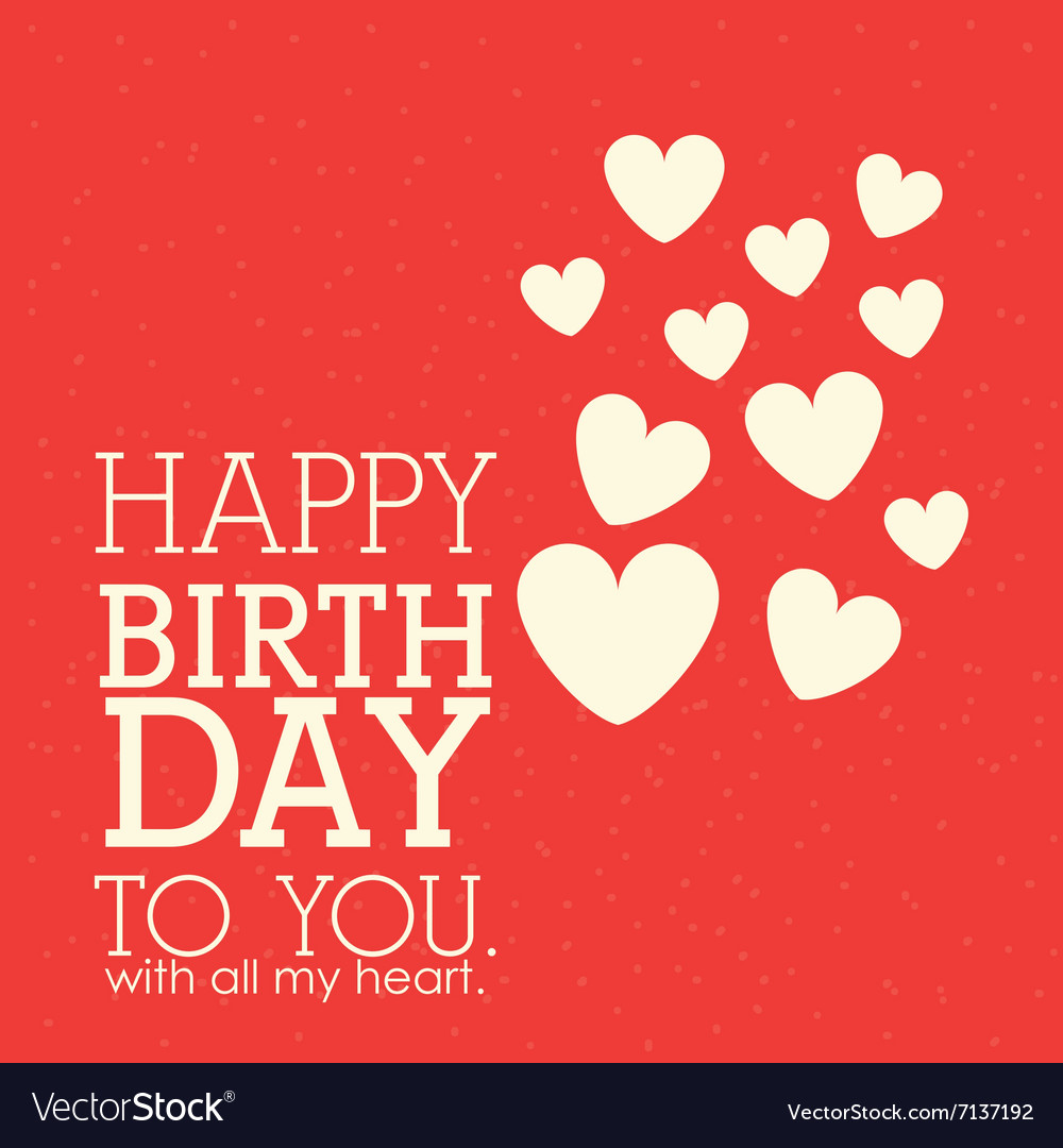 Happy birthday design Royalty Free Vector Image