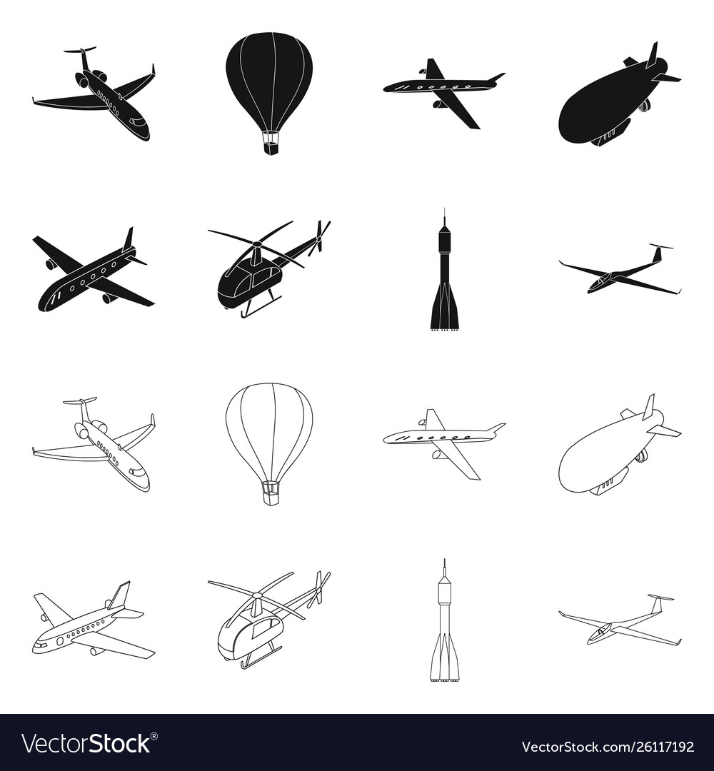Isolated object transport and icon set Vector Image Isolated object transport and icon set