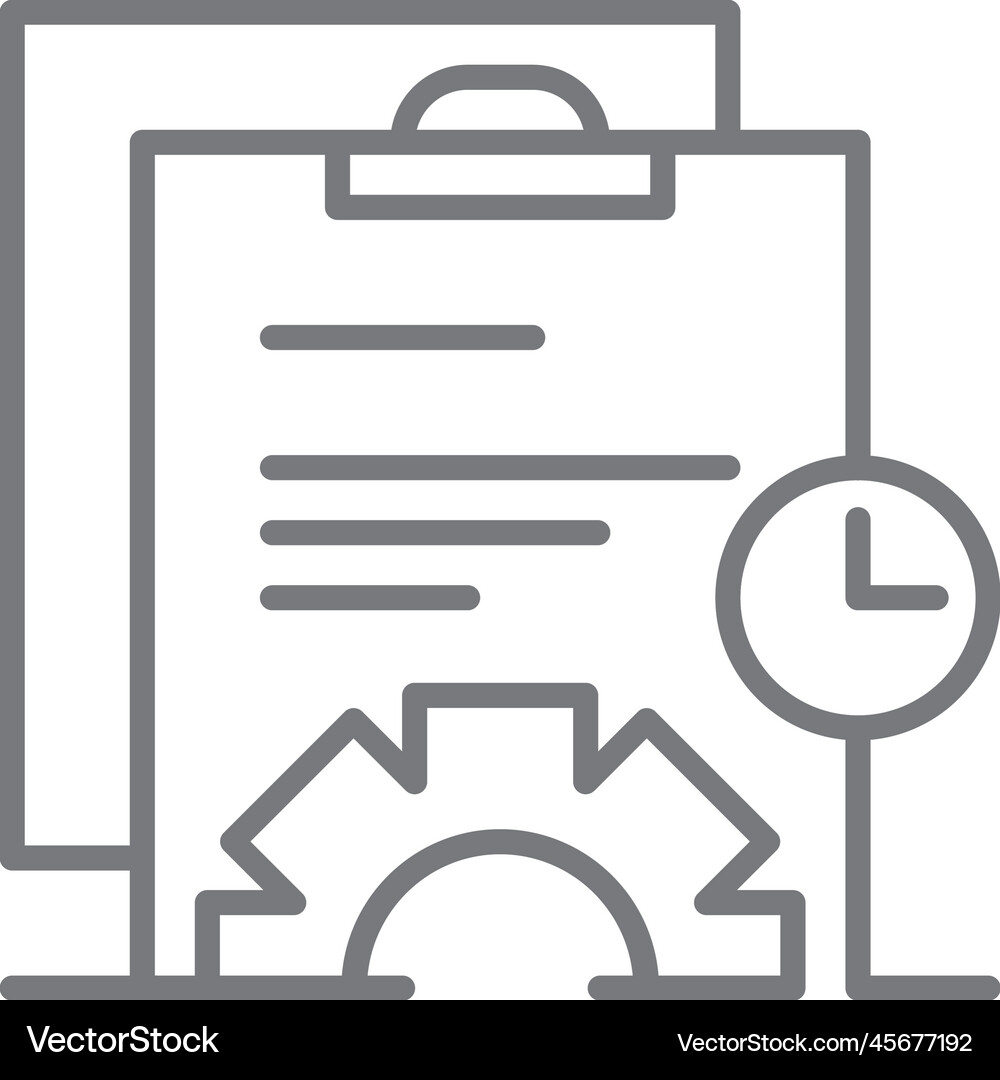 Order processing delivery service icon with black Vector Image