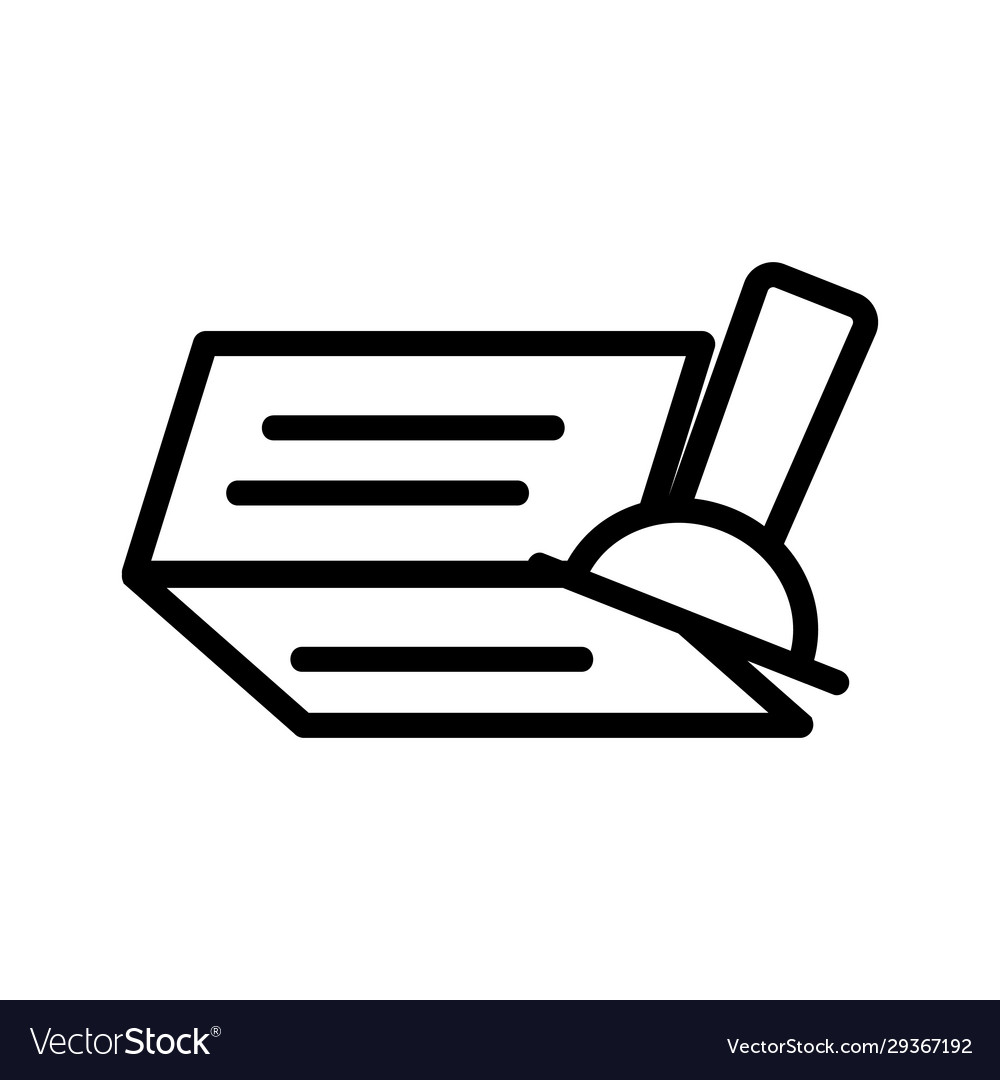 Passport icon isolated contour symbol Vector Image Passport icon isolated contour symbol